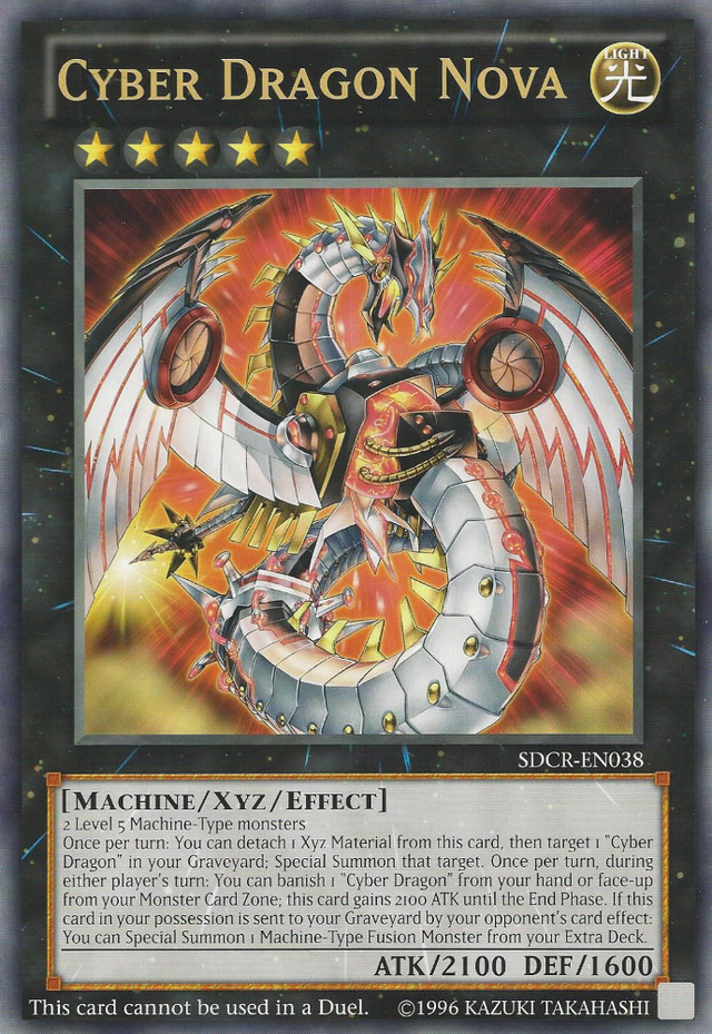 Cyber Dragon Nova (Oversized) (Machine Madness) [SDCR-EN038] Promo - PCA Designer Toys