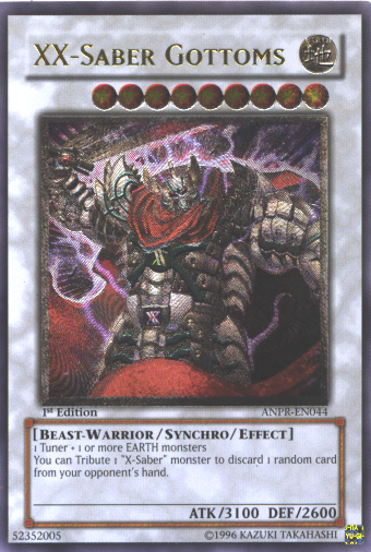 XX-Saber Gottoms (UTR) [ANPR-EN044] Ultimate Rare - PCA Designer Toys