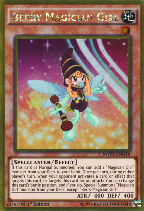 Berry Magician Girl [MVP1-ENG14] Gold Rare - PCA Designer Toys