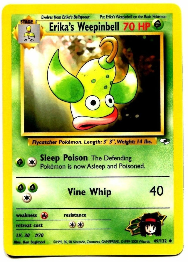 Erika's Weepinbell (49/132) [Gym Heroes Unlimited] - PCA Designer Toys