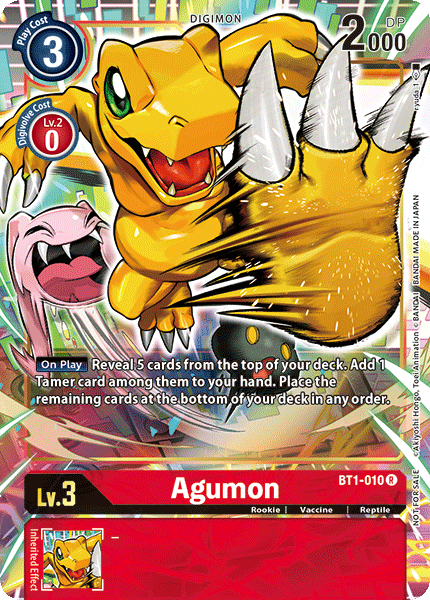 Agumon [BT1-010] (Dash Pack) [Release Special Booster Ver.1.0 Promos] - PCA Designer Toys