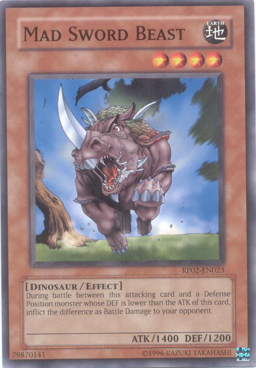 Mad Sword Beast [RP02-EN023] Common - PCA Designer Toys