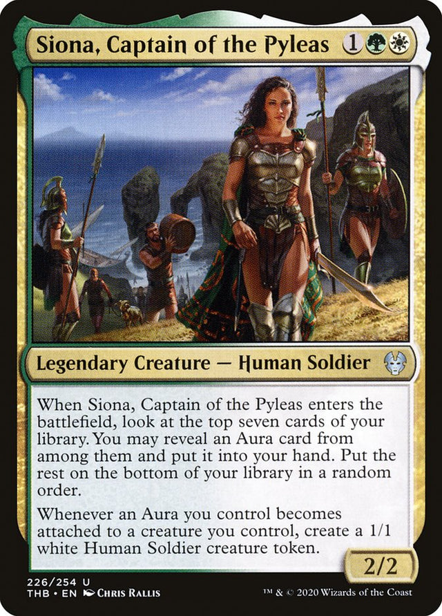 Siona, Captain of the Pyleas [Theros Beyond Death] - PCA Designer Toys