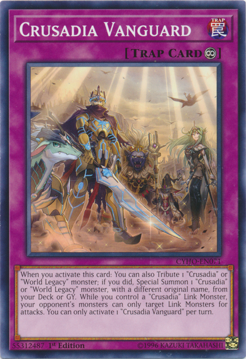 Crusadia Vanguard [CYHO-EN071] Common - PCA Designer Toys