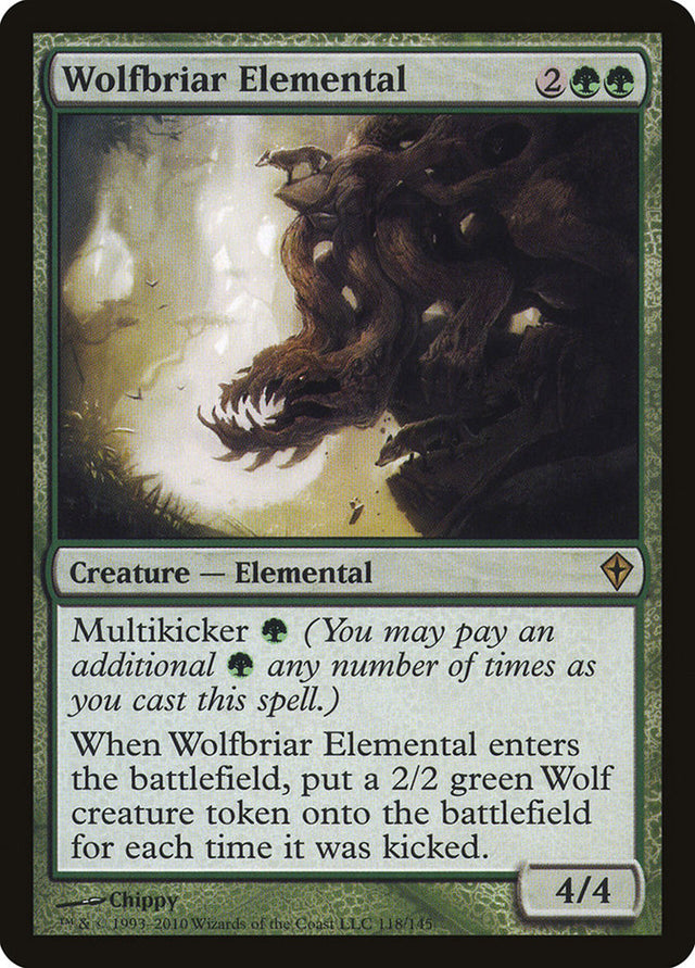 Wolfbriar Elemental [Worldwake] - PCA Designer Toys