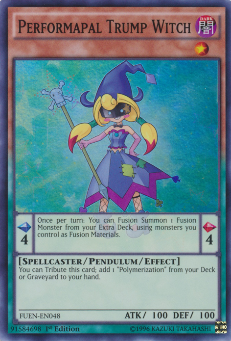Performapal Trump Witch [FUEN-EN048] Super Rare - PCA Designer Toys