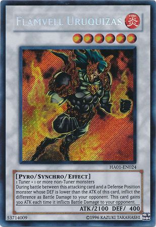 Flamvell Uruquizas [HA01-EN024] Secret Rare - PCA Designer Toys