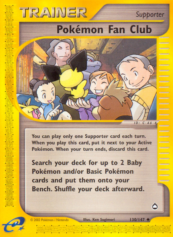 Pokemon Fan Club (130/147) [Aquapolis] - PCA Designer Toys
