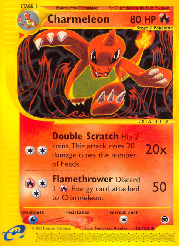 Charmeleon (73/165) [Expedition: Base Set] - PCA Designer Toys