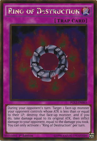 Ring of Destruction [PGL2-EN063] Gold Rare - PCA Designer Toys