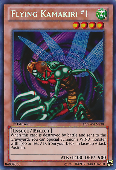 Flying Kamakiri #1 [LCYW-EN238] Secret Rare - PCA Designer Toys