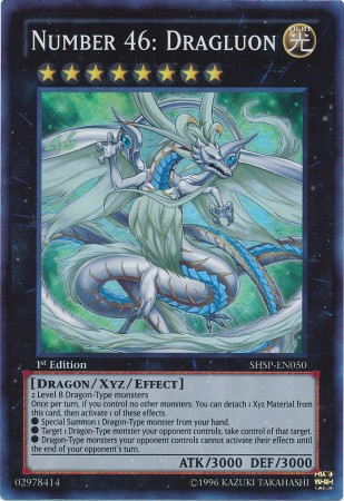Number 46: Dragluon [SHSP-EN050] Super Rare - PCA Designer Toys