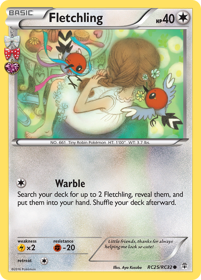 Fletchling (RC25/RC32) [XY: Generations] - PCA Designer Toys