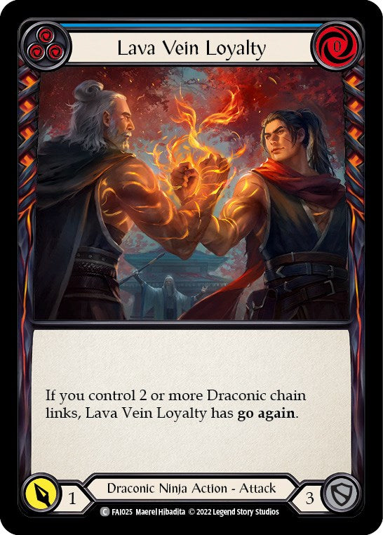 Lava Vein Loyalty (Blue) [FAI025] (Uprising Fai Blitz Deck) - PCA Designer Toys