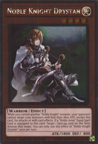 Noble Knight Drystan [NKRT-EN008] Platinum Rare - PCA Designer Toys