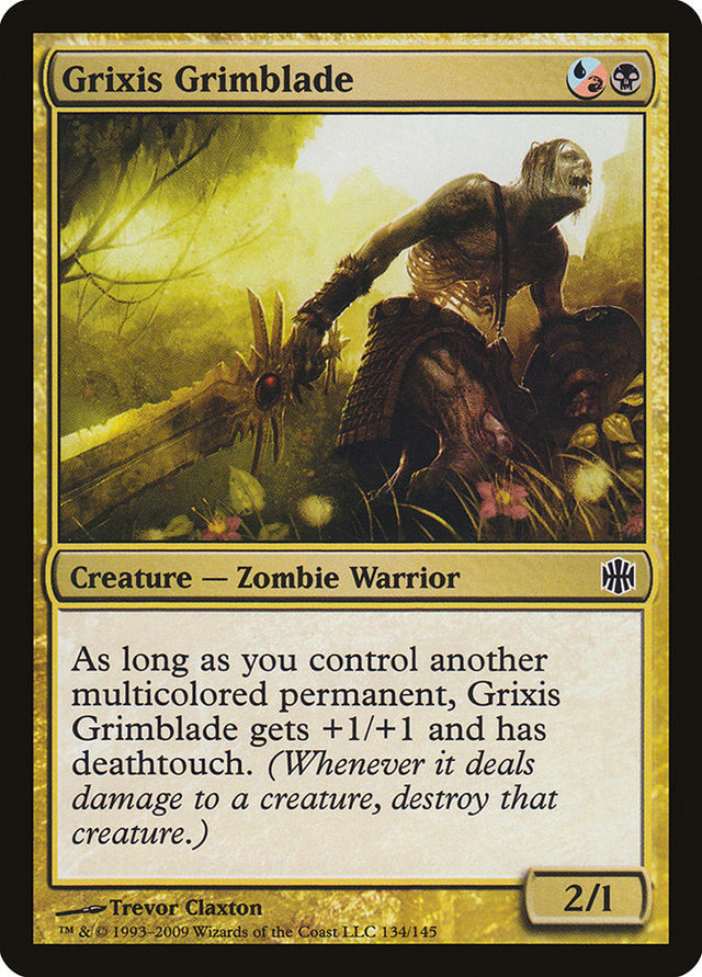 Grixis Grimblade [Alara Reborn] - PCA Designer Toys