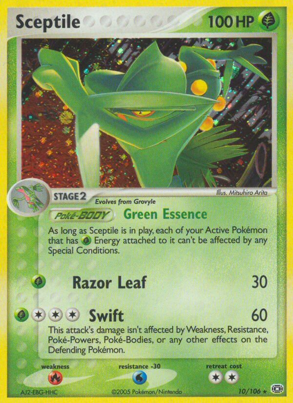 Sceptile (10/106) (Theme Deck Exclusive) [EX: Emerald] - PCA Designer Toys