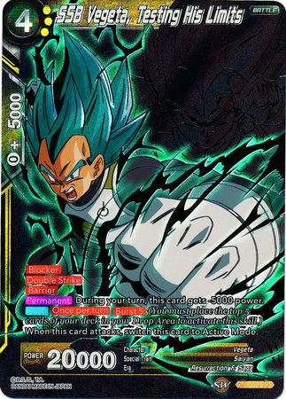 SSB Vegeta, Testing His Limits (SPR) (BT5-083) [Miraculous Revival] - PCA Designer Toys