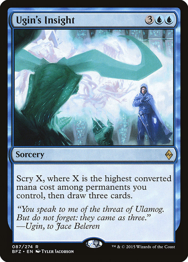 Ugin's Insight [Battle for Zendikar] - PCA Designer Toys