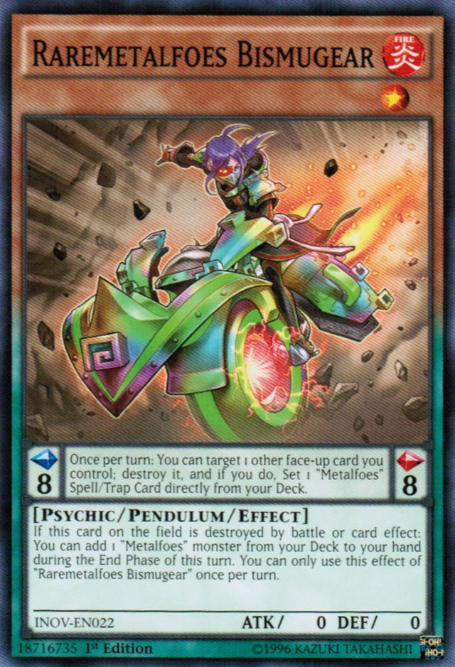 Raremetalfoes Bismugear [INOV-EN022] Common - PCA Designer Toys