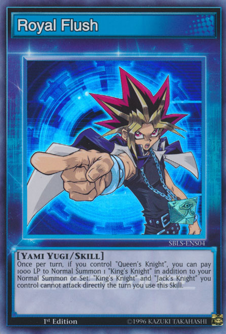 Royal Flush [SBLS-ENS04] Super Rare - PCA Designer Toys