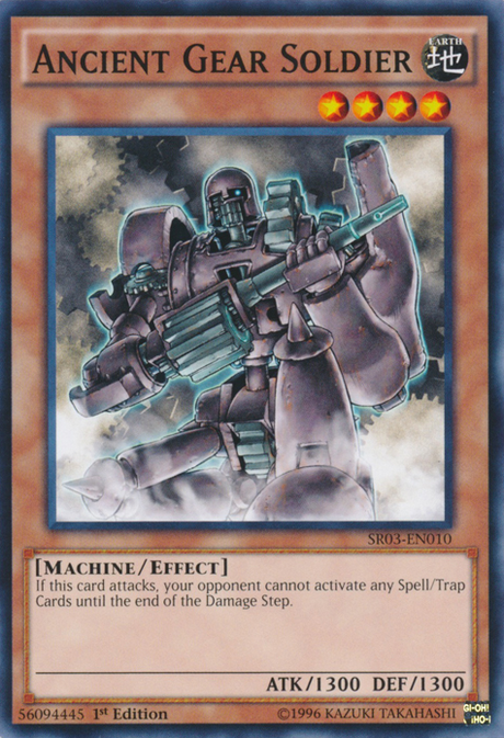 Ancient Gear Soldier [SR03-EN010] Common - PCA Designer Toys