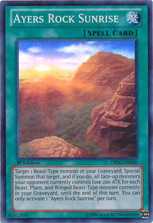 Ayers Rock Sunrise [DRLG-EN020] Super Rare - PCA Designer Toys