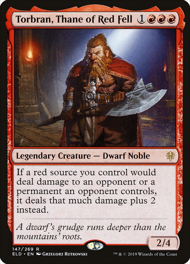 Torbran, Thane of Red Fell [Throne of Eldraine] - PCA Designer Toys