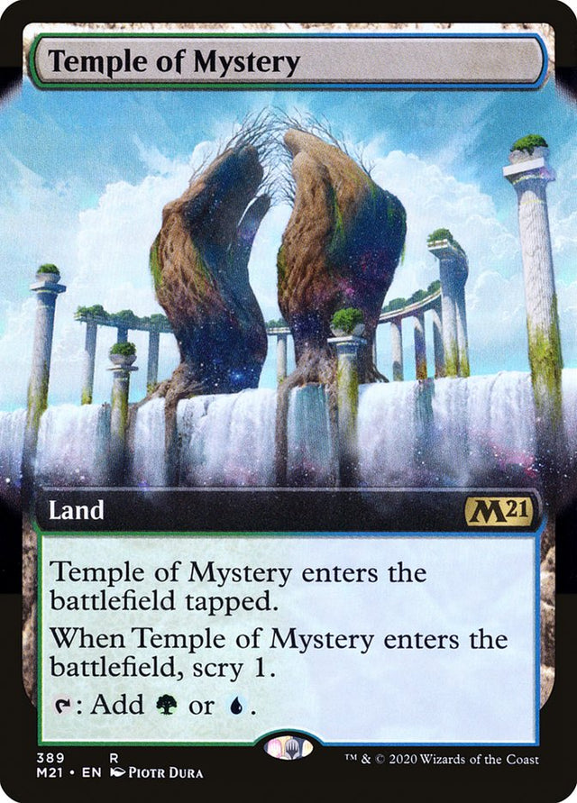 Temple of Mystery (Extended Art) [Core Set 2021] - PCA Designer Toys