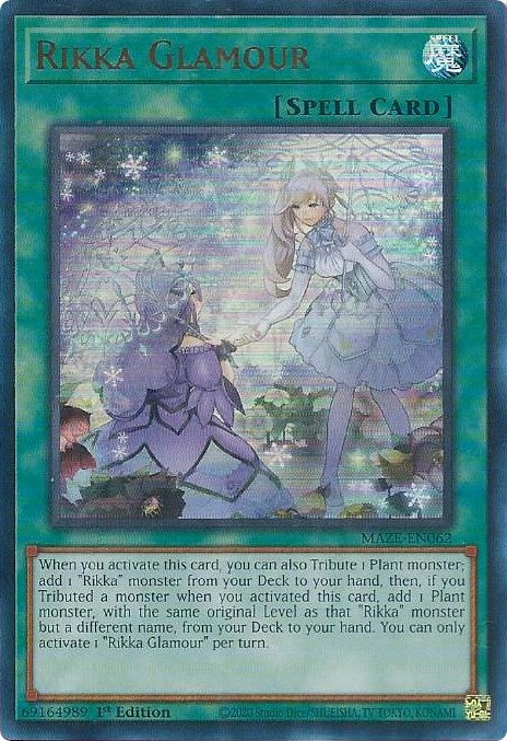 Rikka Glamour [MAZE-EN062] Ultra Rare - PCA Designer Toys