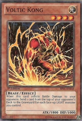 Voltic Kong [BP01-EN144] Starfoil Rare - PCA Designer Toys