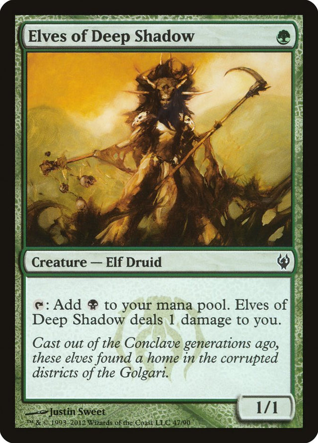 Elves of Deep Shadow [Duel Decks: Izzet vs. Golgari] - PCA Designer Toys