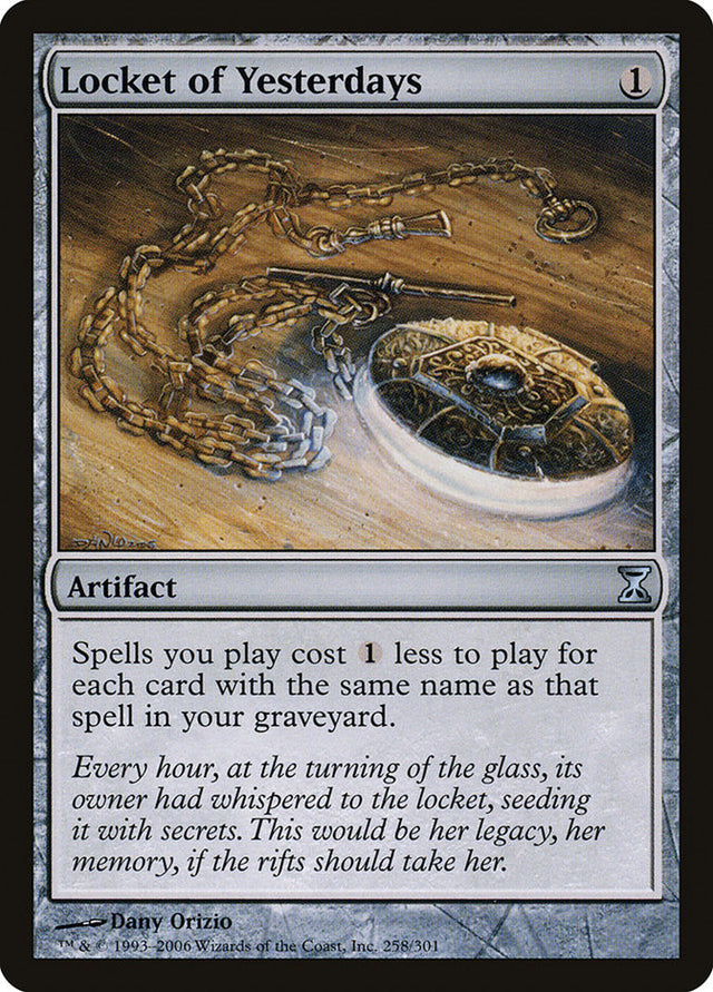 Locket of Yesterdays [Time Spiral] - PCA Designer Toys