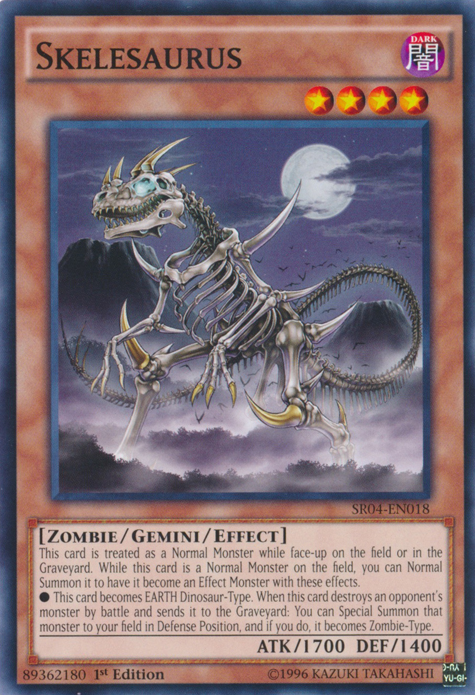 Skelesaurus [SR04-EN018] Common - PCA Designer Toys