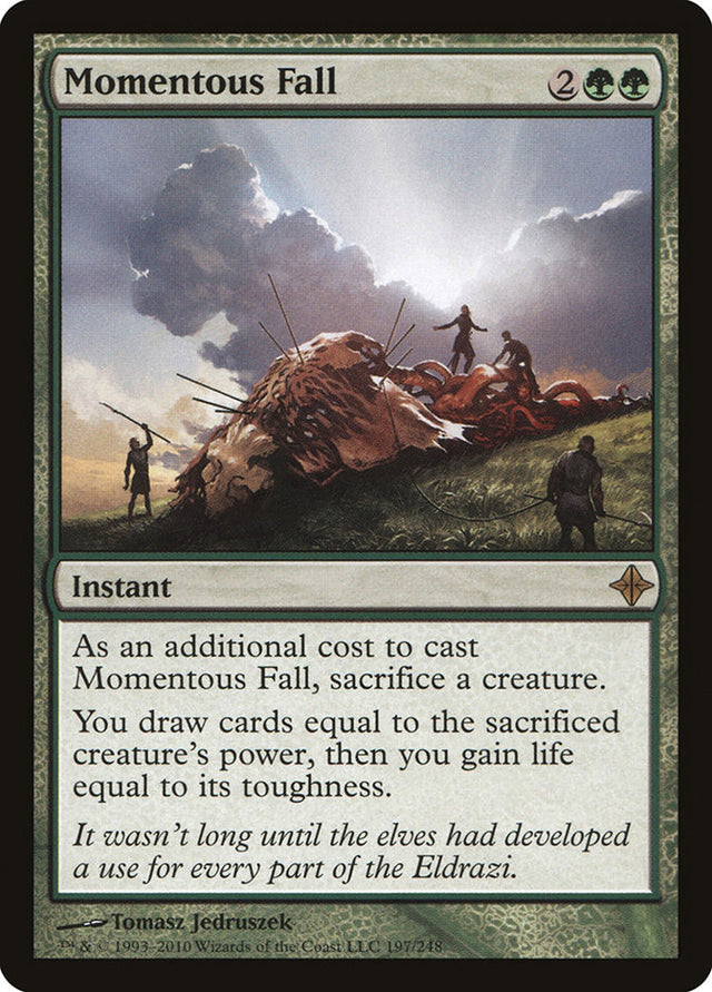 Momentous Fall [Rise of the Eldrazi] - PCA Designer Toys