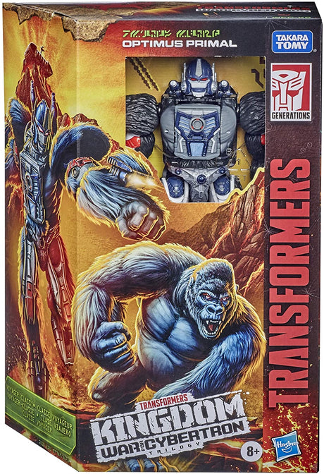 Optimus Primal Transformers War for Cybertron Kingdom Action Figure - PCA Designer Toys