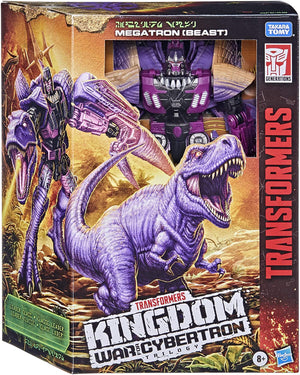 Leader Megatron (Beast) Transformers War for Cybertron Kingdom Action Figure - PCA Designer Toys