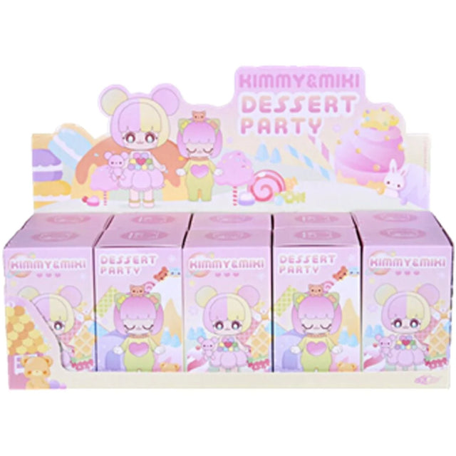 Kimmy and Miki Dessert Party Series Blind Box display case