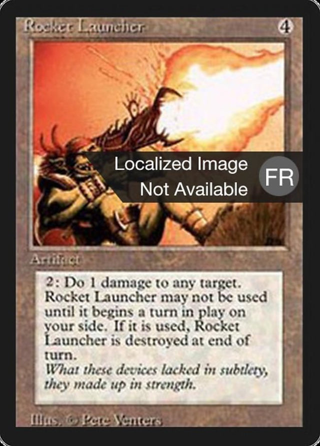 Rocket Launcher [Foreign Black Border] - PCA Designer Toys