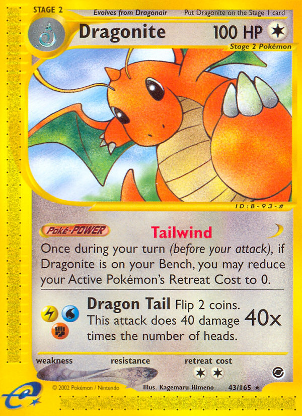 Dragonite (43/165) [Expedition: Base Set] - PCA Designer Toys