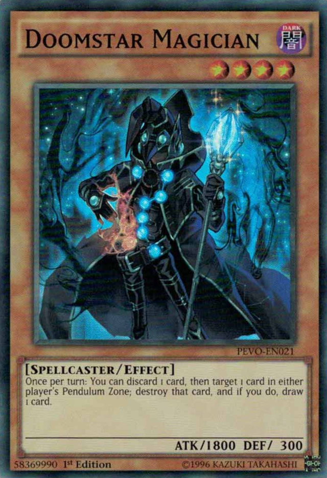 Doomstar Magician [PEVO-EN021] Super Rare - PCA Designer Toys