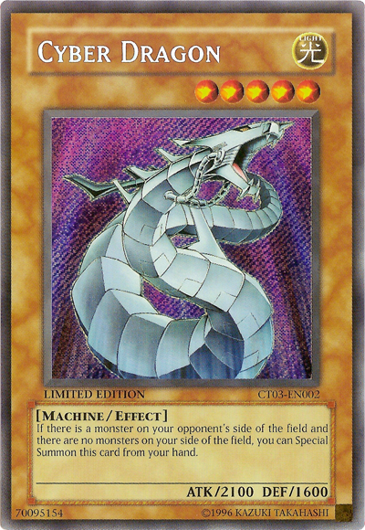 Cyber Dragon [CT03-EN002] Secret Rare - PCA Designer Toys