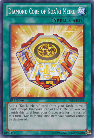Diamond Core of Koa'ki Meiru [PRIO-EN065] Common - PCA Designer Toys