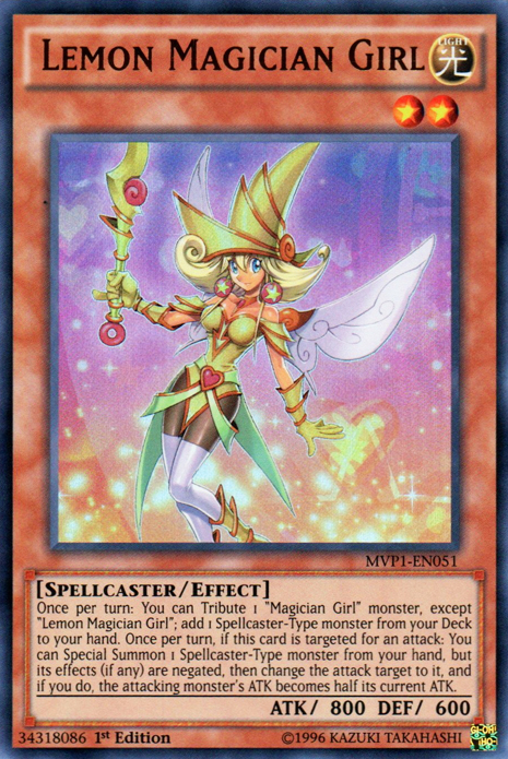 Lemon Magician Girl [MVP1-EN051] Ultra Rare - PCA Designer Toys