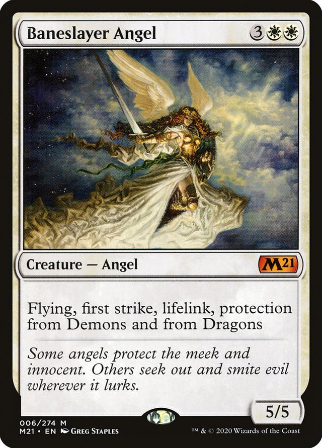 Baneslayer Angel [Core Set 2021] - PCA Designer Toys