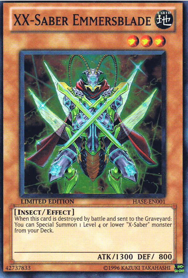 XX-Saber Emmersblade [HASE-EN001] Super Rare - PCA Designer Toys