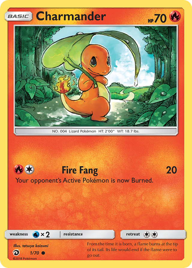 Charmander (1/70) [Sun & Moon: Dragon Majesty] - PCA Designer Toys