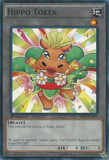 Hippo Token (Orange) [YS16-ENT01] Common - PCA Designer Toys