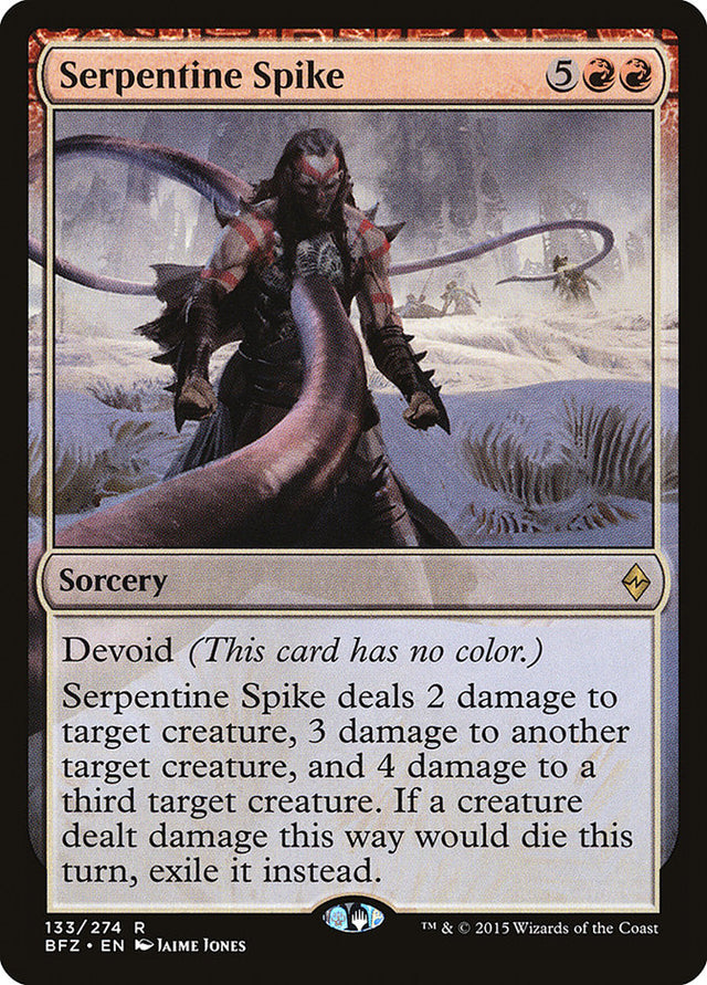 Serpentine Spike [Battle for Zendikar] - PCA Designer Toys