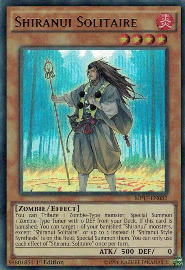 Shiranui Solitaire [MP17-EN082] Ultra Rare - PCA Designer Toys